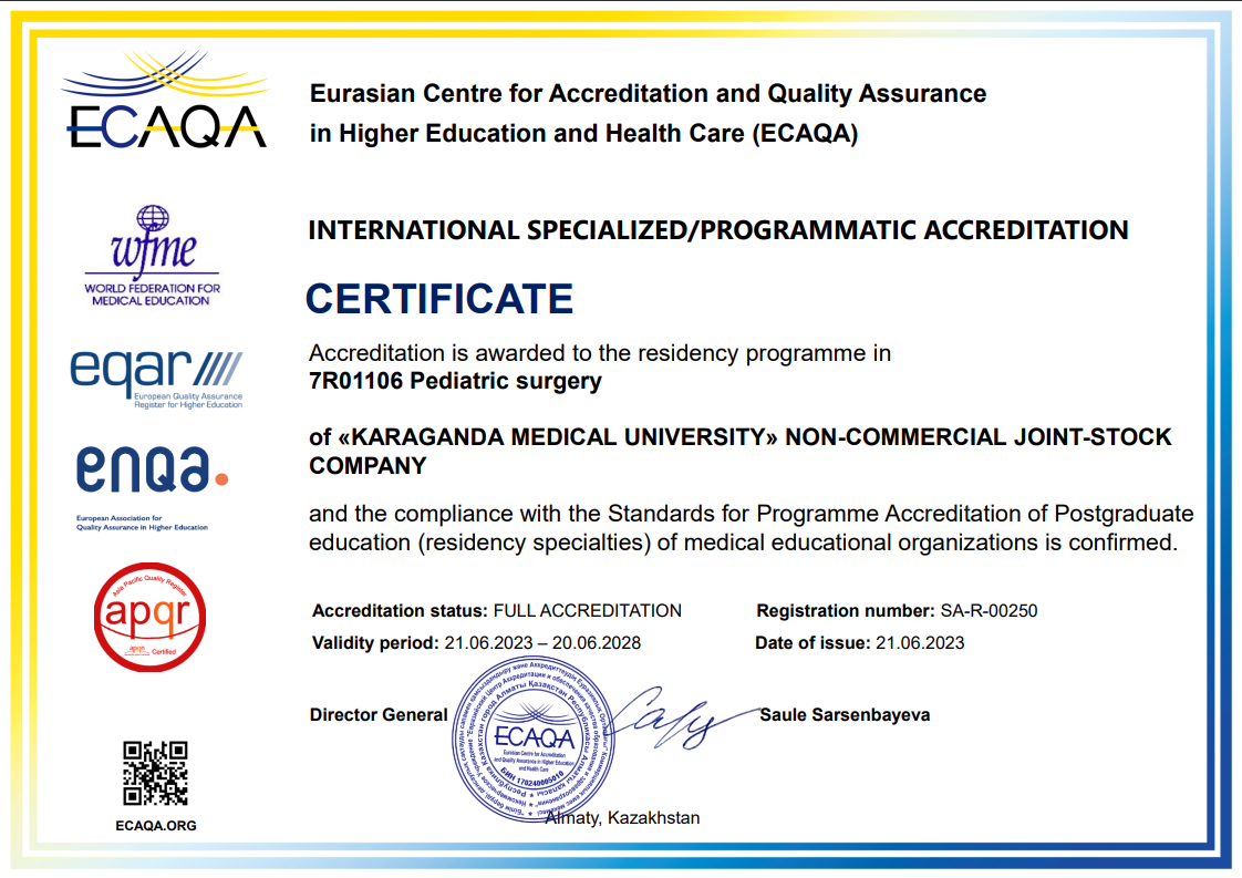 ECA 2023 7R01106 Pediatric Surgery